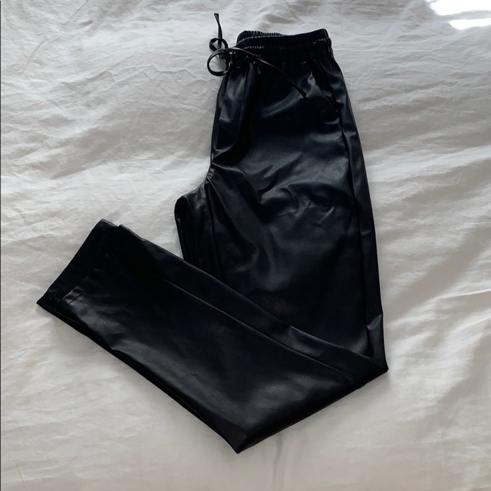 New Look Leather Trousers